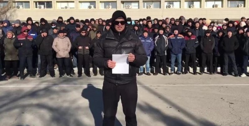 Hundreds Rally In Restive Kazakh Town Following Deadly Mass Protests