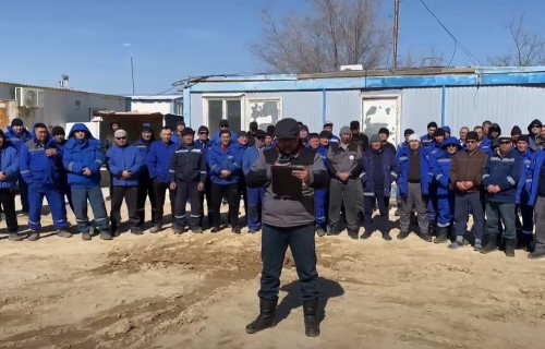 Казахстан: Забастовку устроили работники сервисной компании в Мангистау